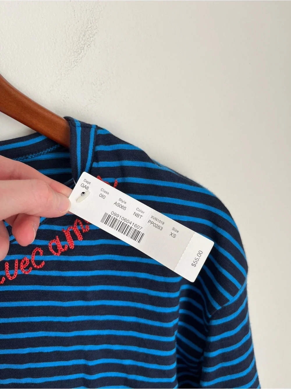 NWT J. Crew Avec Amour Tee (XS)